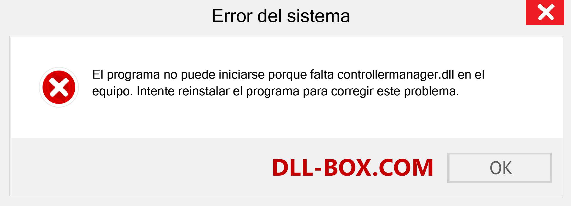 ¿Falta el archivo controllermanager.dll ?. Descargar para Windows 7, 8, 10 - Corregir controllermanager dll Missing Error en Windows, fotos, imágenes